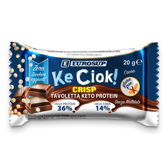 ES KeCiok! CRISP proteinska ploščica, 20x20 g
