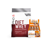 PhD DIET WHEY PROTEIN 1000g + 12 × PhD Smart Bar