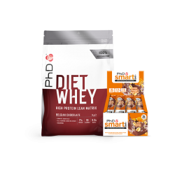 PhD DIET WHEY PROTEIN 1000g + 12 × PhD Smart Bar