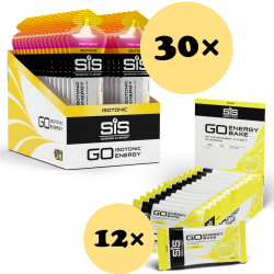 GO Isotonic GEL 30×60ml  + Energy Bake 12× GRATIS