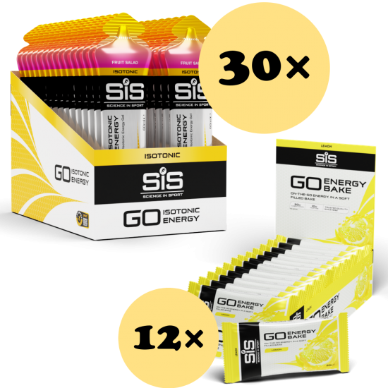 GO Isotonic GEL 30×60ml  + Energy Bake 12× GRATIS