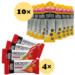 GO Isotonic GEL 10×60ml  + Energy Bake 4× GRATIS