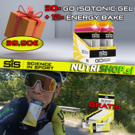 GO Isotonic GEL 30×60ml  + Energy Bake 12× GRATIS